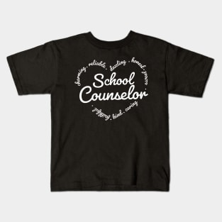 School counselor heart / school counselor gift idea Kids T-Shirt